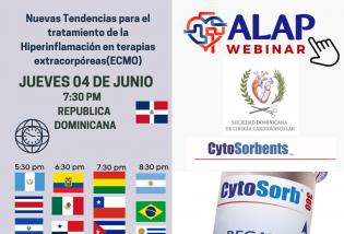 Webinar Novas Tendências para o Tratamento de Hiperinflamação em Terapias Extracorpóreas (ECMO)